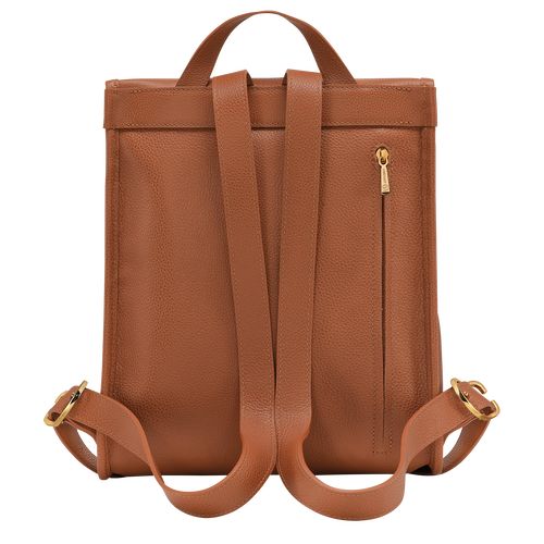 long champ Le FoulonnÉ Leather Női Hátizsákok Caramel | HUYX8742