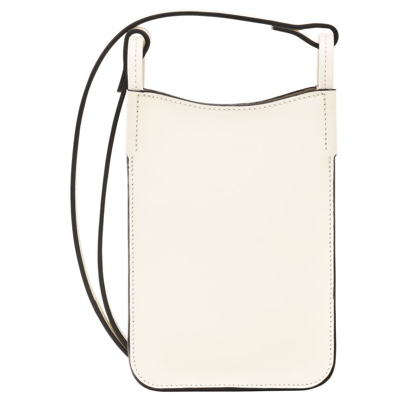 long champ Le FoulonnÉ Leather Női Tok Ecru | HUNW8605