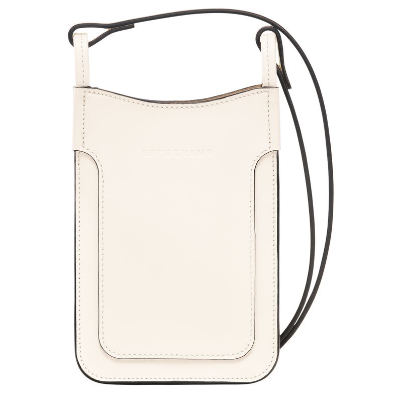 long champ Le FoulonnÉ Leather Női Tok Ecru | HUNW8605