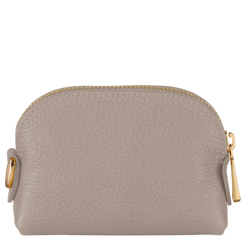 long champ Le FoulonnÉ Leather Női Érme Pénztárca Turtledove | HUZU8509