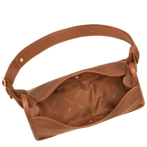 long champ Le FoulonnÉ M Hobo Leather Női Válltáskák Caramel | HUFD8827