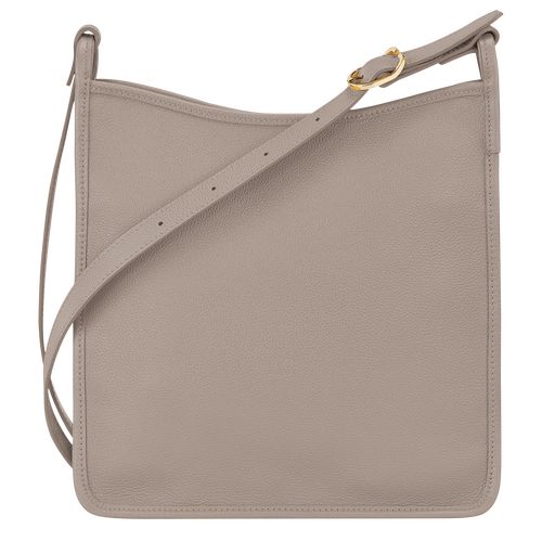 long champ Le FoulonnÉ M Leather Női Crossbody Táska Turtledove | HUPJ8935