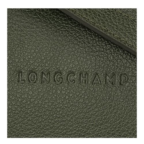 long champ Le FoulonnÉ M Leather Női Crossbody Táska Khaki | HUAH8934