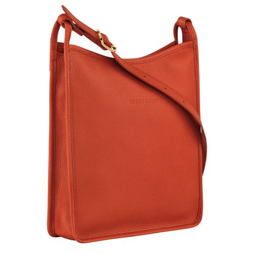 long champ Le FoulonnÉ M Leather Női Crossbody Táska Paprika | HUSG8933