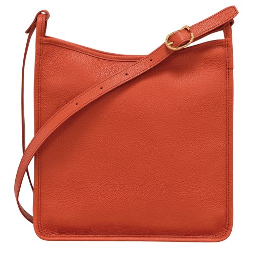 long champ Le FoulonnÉ M Leather Női Crossbody Táska Paprika | HUSG8933