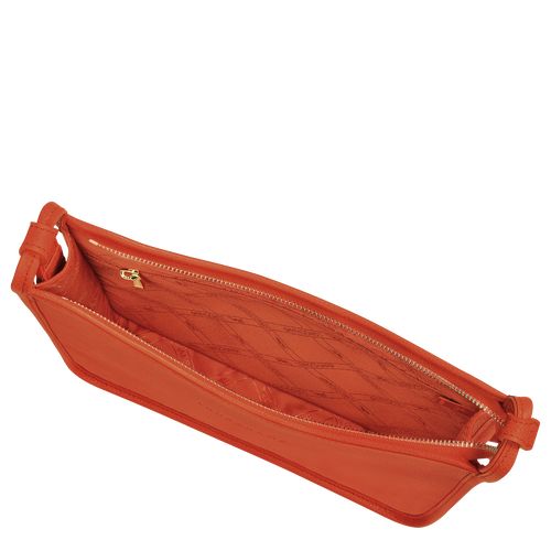 long champ Le FoulonnÉ M Leather Női Crossbody Táska Paprika | HUSG8933