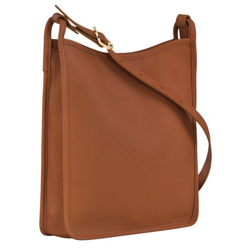 long champ Le FoulonnÉ M Leather Női Crossbody Táska Caramel | HUGS8930