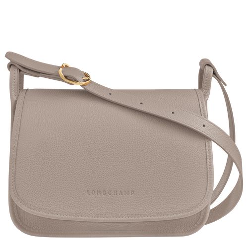 long champ Le FoulonnÉ M Leather Női Crossbody Táska Turtledove | HUVR8922