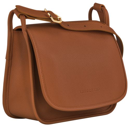 long champ Le FoulonnÉ M Leather Női Crossbody Táska Caramel | HUNW8920