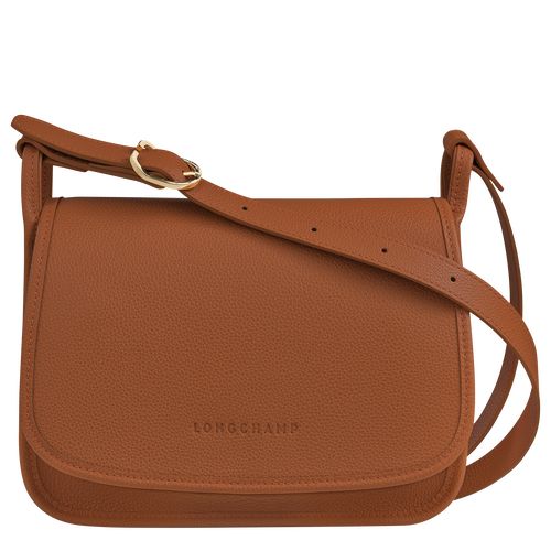 long champ Le FoulonnÉ M Leather Női Crossbody Táska Caramel | HUNW8920