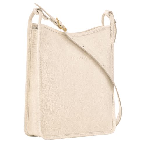 long champ Le FoulonnÉ M Leather Női Crossbody Táska Paper | HUIL8900