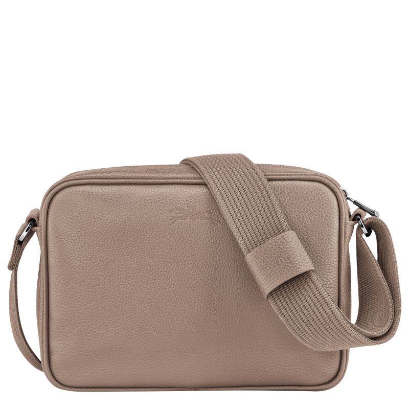 long champ Le FoulonnÉ S Camera Leather Férfi Crossbody Táska Turtledove | HUTC7588