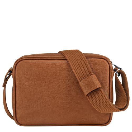 long champ Le FoulonnÉ S Camera Leather Férfi Crossbody Táska Caramel | HUSG7581