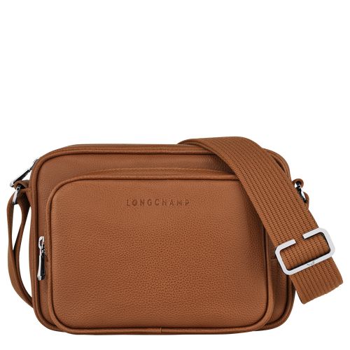 long champ Le FoulonnÉ S Camera Leather Férfi Crossbody Táska Caramel | HUSG7581