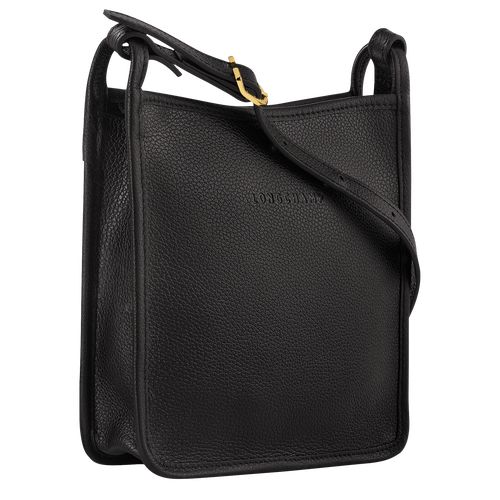 long champ Le FoulonnÉ S Leather Női Crossbody Táska Fekete | HUCT8923