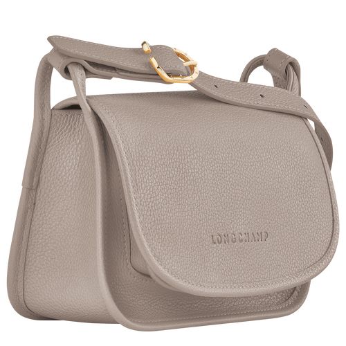 long champ Le FoulonnÉ S Leather Női Crossbody Táska Turtledove | HUMQ8918