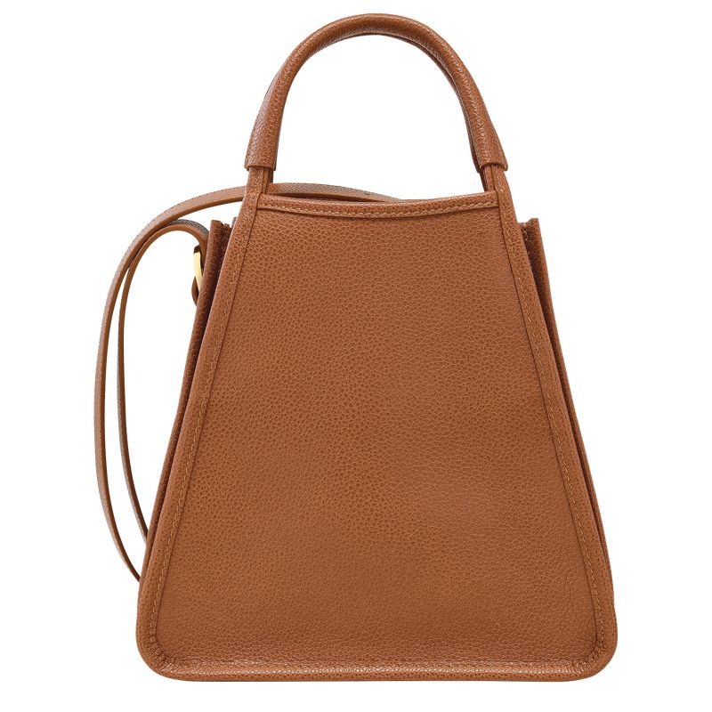 long champ Le FoulonnÉ S Leather Női Kézitáska Caramel | HUIL9160