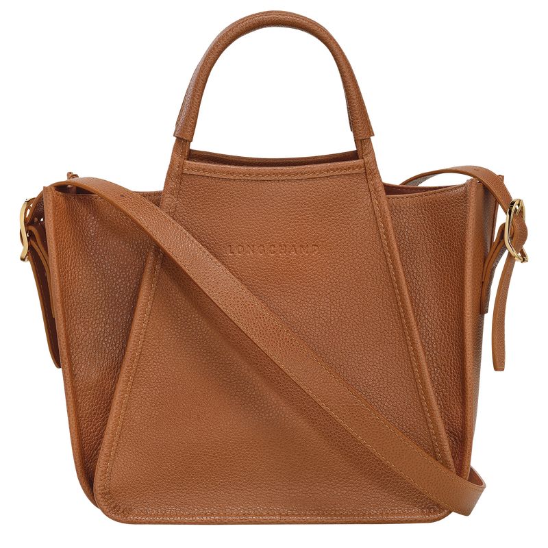 long champ Le FoulonnÉ S Leather Női Kézitáska Caramel | HUIL9160