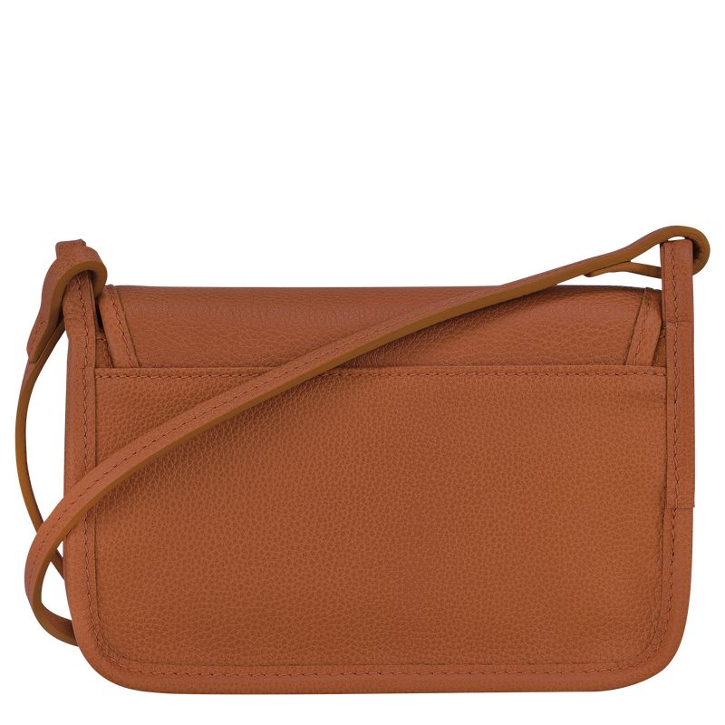 long champ Le FoulonnÉ XS Clutch Leather Női Mini Táskák Caramel | HUAH9350