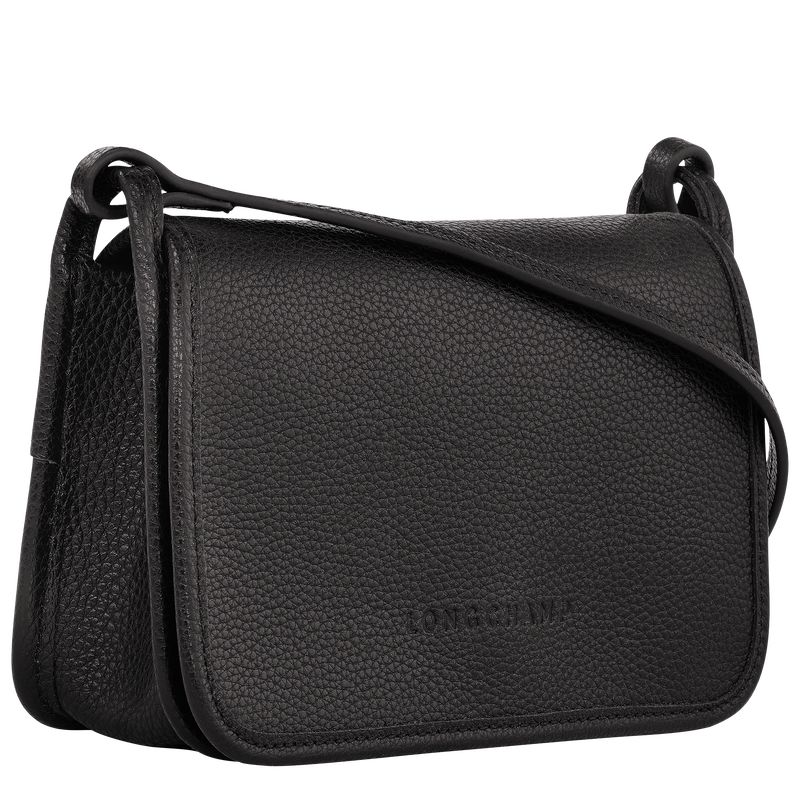 long champ Le FoulonnÉ XS Clutch Leather Női Mini Táskák Fekete | HUSG9349