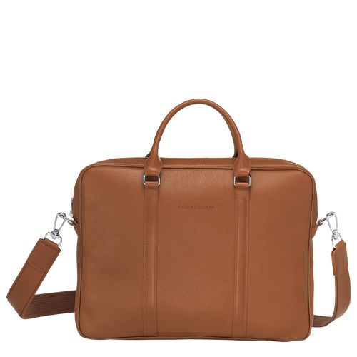 long champ Le FoulonnÉ XS Leather Női Aktatáska Caramel | HUXY8653