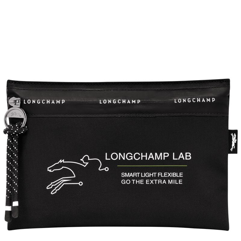 long champ Le Pliage Energy Canvas Férfi Pouches Fekete | HUNW7308