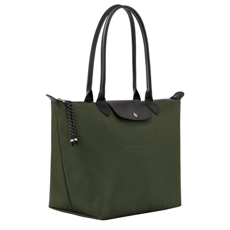 long champ Le Pliage Energy L Tote Recycled canvas Női Válltáskák Khaki | HUUZ8899