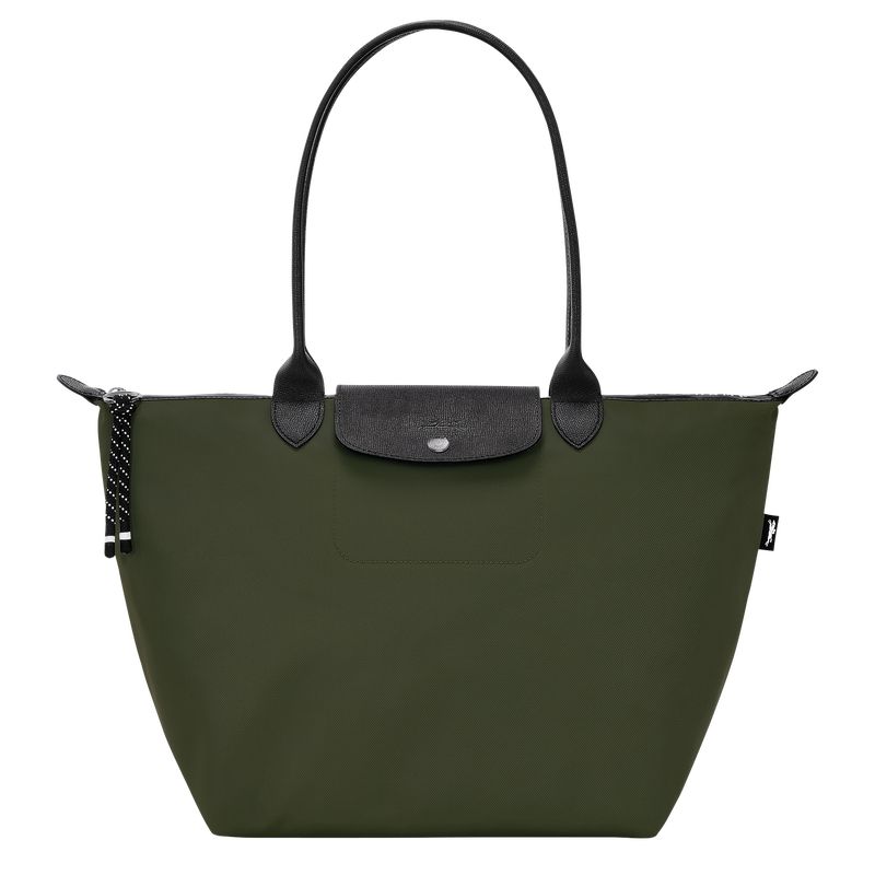 long champ Le Pliage Energy L Tote Recycled canvas Női Válltáskák Khaki | HUUZ8899