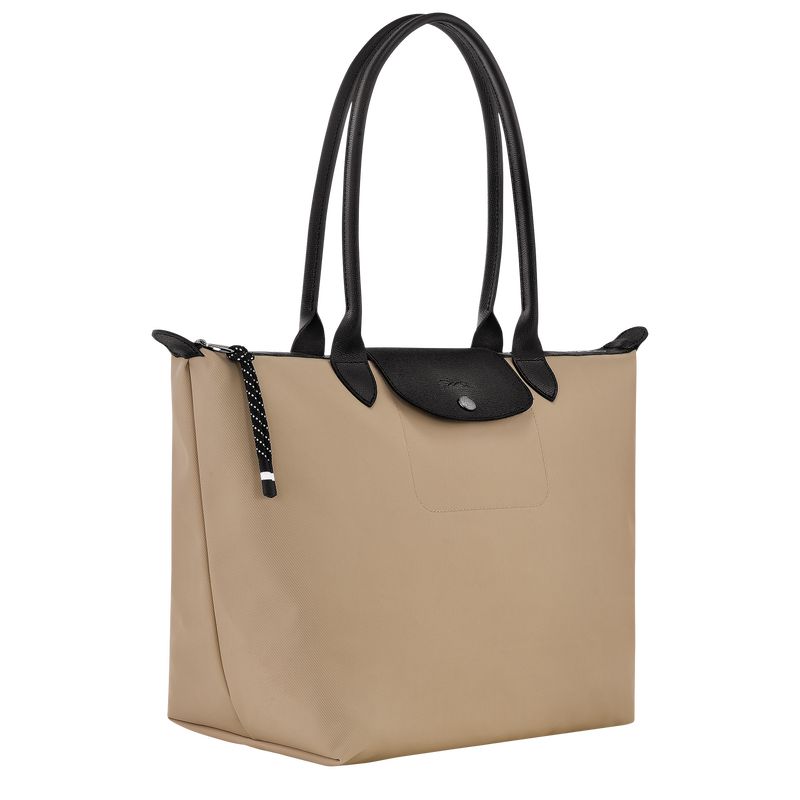 long champ Le Pliage Energy L Tote Recycled canvas Női Válltáskák Clay | HUTC8897