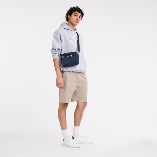 long champ Le Pliage Energy S Camera Recycled canvas Férfi Crossbody Táska Sötétkék | HUJP7576