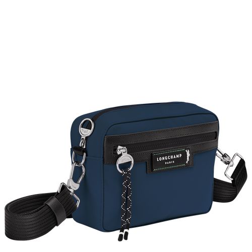 long champ Le Pliage Energy S Camera Recycled canvas Férfi Crossbody Táska Sötétkék | HUJP7576