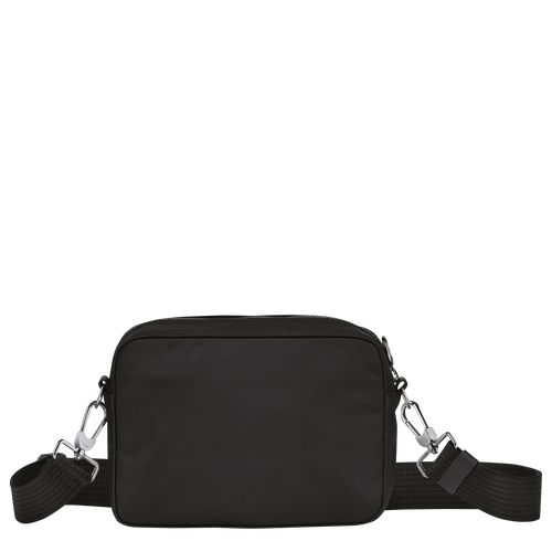 long champ Le Pliage Energy S Camera Recycled canvas Női Crossbody Táska Fekete | HUEB8942