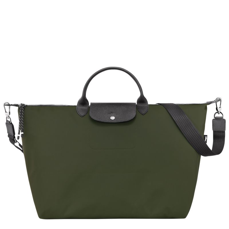 long champ Le Pliage Energy S Recycled canvas Női Utazótáskák Khaki | HUFD8334