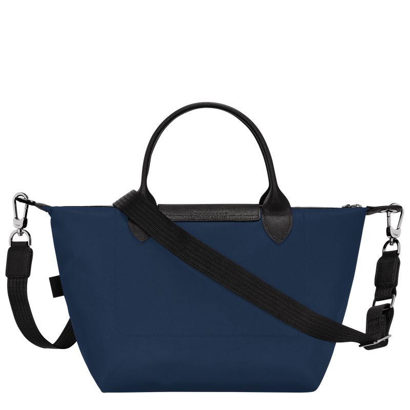 long champ Le Pliage Energy S Recycled canvas Női Kézitáska Sötétkék | HUCT9226