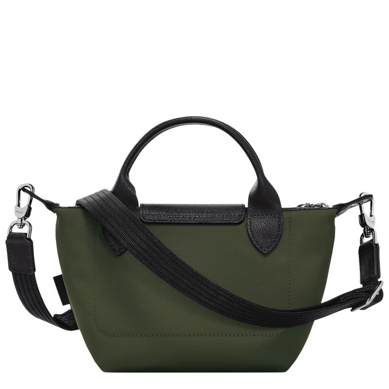 long champ Le Pliage Energy XS Recycled canvas Női Kézitáska Khaki | HUZU9224