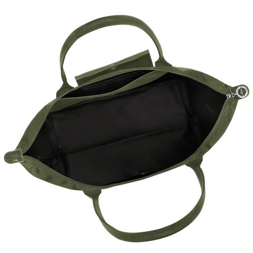 long champ Le Pliage Green L Tote Recycled canvas Női Válltáskák Forest | HUQM8789