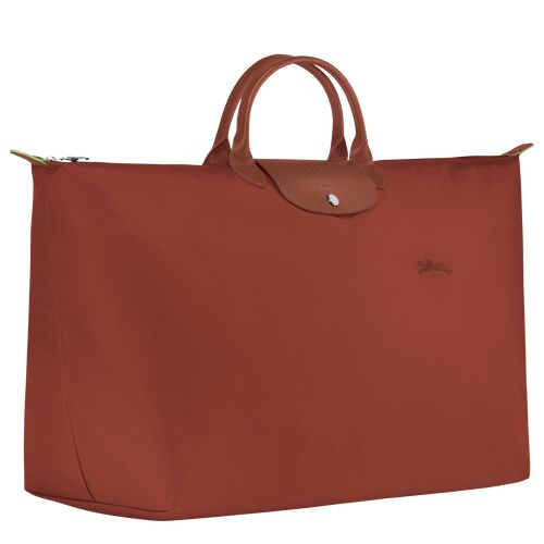 long champ Le Pliage Green M Recycled canvas Női Utazótáskák Chestnut | HUPJ8278