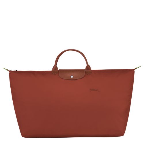 long champ Le Pliage Green M Recycled canvas Női Utazótáskák Chestnut | HUPJ8278