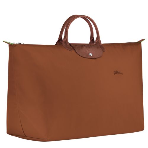 long champ Le Pliage Green M Recycled canvas Női Utazótáskák Cognac | HUIL8276