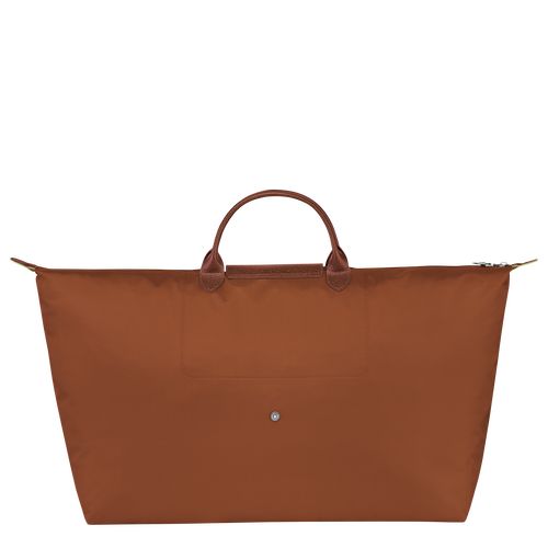 long champ Le Pliage Green M Recycled canvas Női Utazótáskák Cognac | HUIL8276