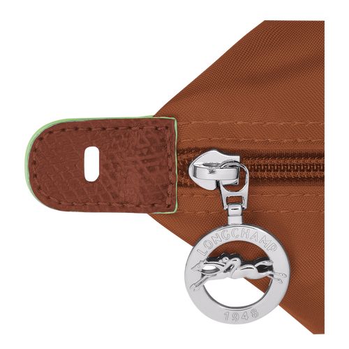 long champ Le Pliage Green M Recycled canvas Női Utazótáskák Cognac | HUIL8276