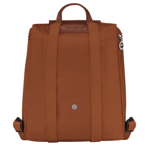 long champ Le Pliage Green M Recycled canvas Férfi Hátizsákok Cognac | HUQM7540