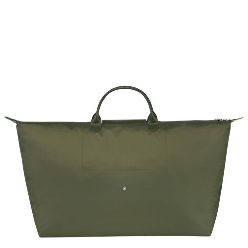 long champ Le Pliage Green M Recycled canvas Férfi Utazótáskák Forest | HUFD7190