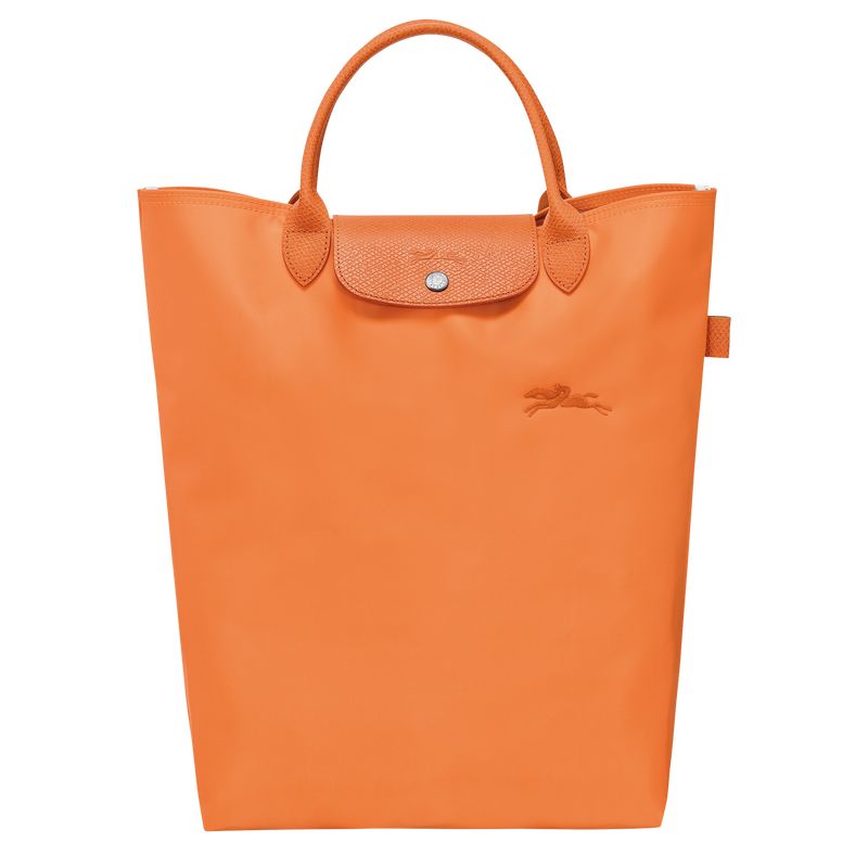 long champ Le Pliage Green M Tote Canvas Férfi Kézitáska Narancssárga | HUDF7501