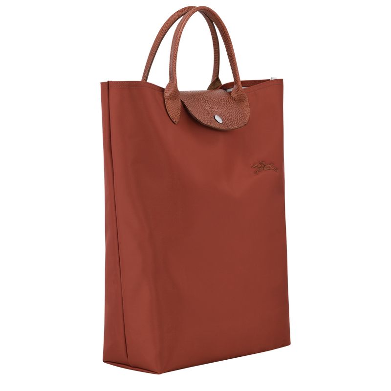 long champ Le Pliage Green M Tote Canvas Férfi Kézitáska Chestnut | HUPJ7498