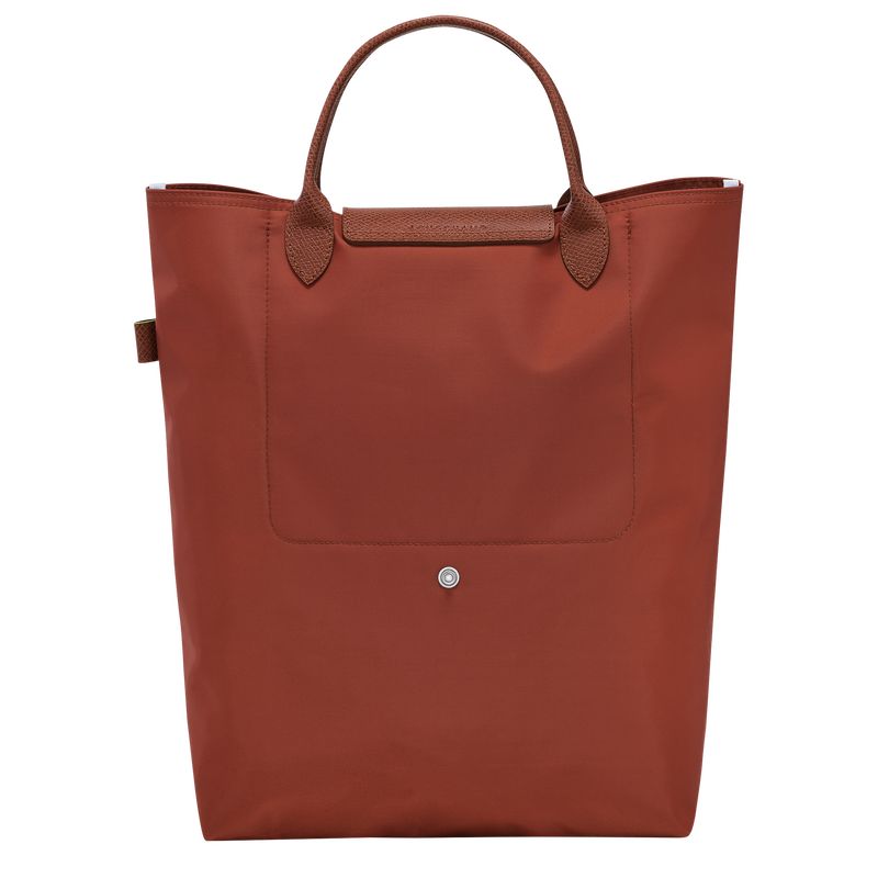 long champ Le Pliage Green M Tote Canvas Férfi Kézitáska Chestnut | HUPJ7498