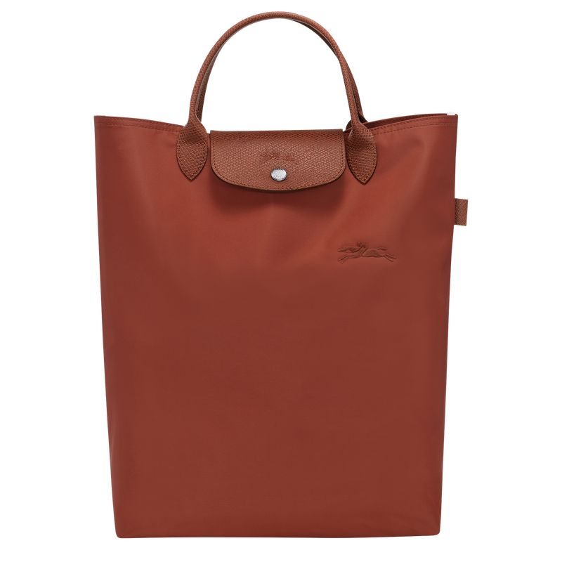 long champ Le Pliage Green M Tote Canvas Férfi Kézitáska Chestnut | HUPJ7498