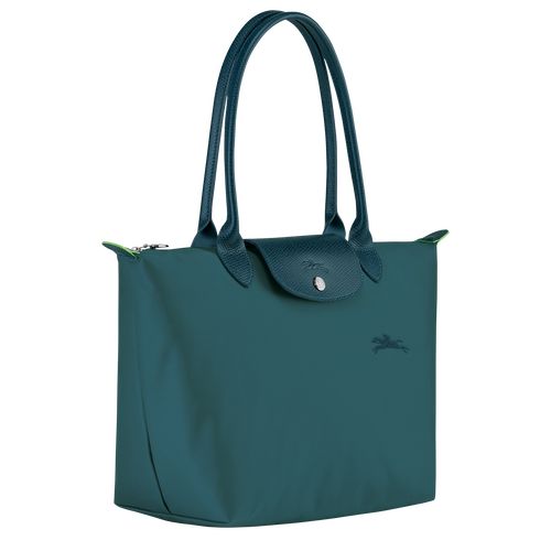 long champ Le Pliage Green M Tote Recycled canvas Női Válltáskák Páva | HUKO8806