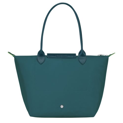 long champ Le Pliage Green M Tote Recycled canvas Női Válltáskák Páva | HUKO8806