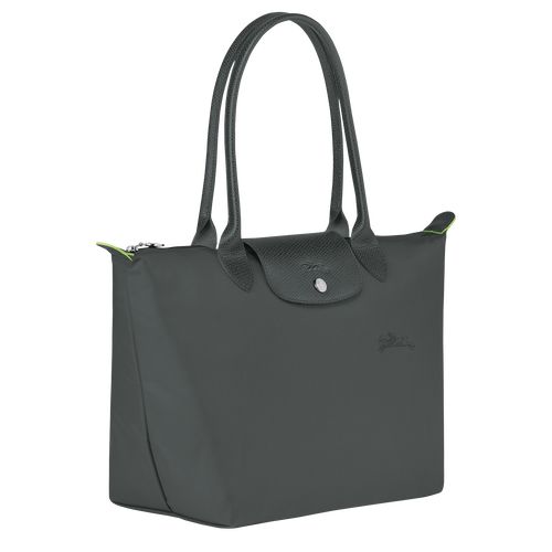 long champ Le Pliage Green M Tote Recycled canvas Női Válltáskák Graphite | HUEB8786